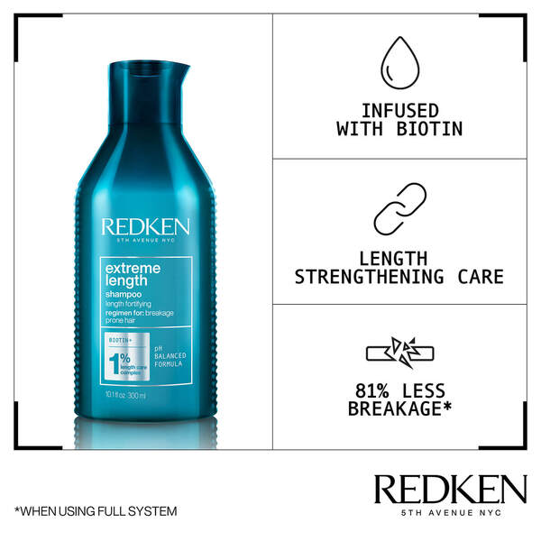  Redken Extreme Length Shampooing 300 ml 
