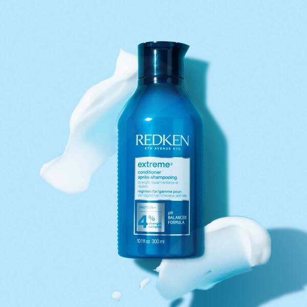 Redken Extreme Shampoo, Conditioner And Anti-snap Leave-in Treatment Strength Repair Bundle For Damaged Hair 