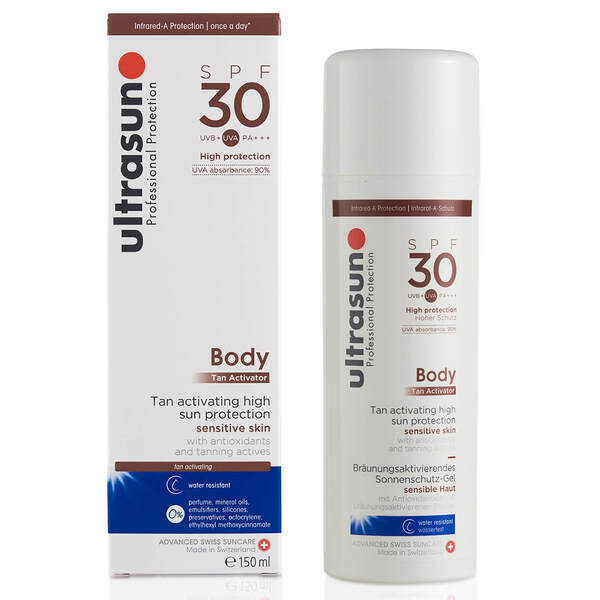  Gel Solaire Corps Activateur De Bronzage Spf 30 Ultrasun 150 ml 