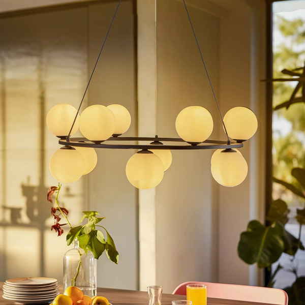  Aldex Aldex Suspension 1085r1, à 12 Lampes, Noir 