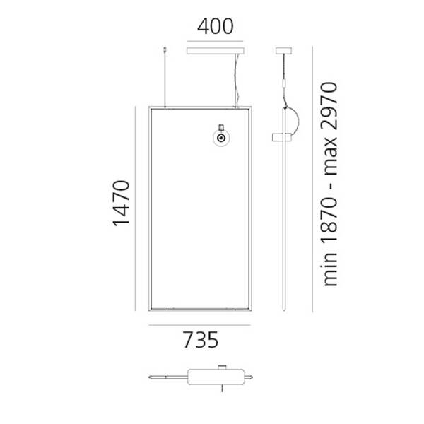  Artemide Artemide Discovery Space Spot Rectangular Cct 