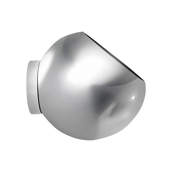  Aytm Aytm Pot De Fleurs Mural Globe, ø 17 Cm, Argent, Acier Inoxydable 