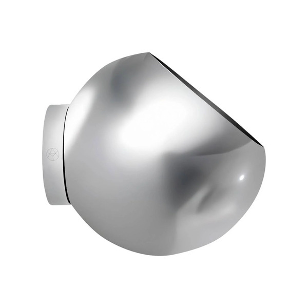  Aytm Aytm Pot De Fleurs Mural Globe, ø 21 Cm, Argent, Acier Inoxydable 