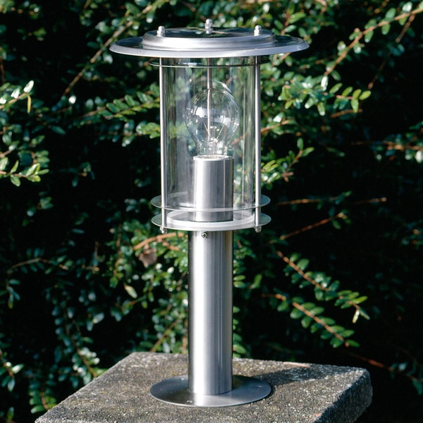  Brilliant Brilliant Luminaire Pour Socle York, Acier Inoxydable, Hauteur 40 Cm, Ip44, E27 