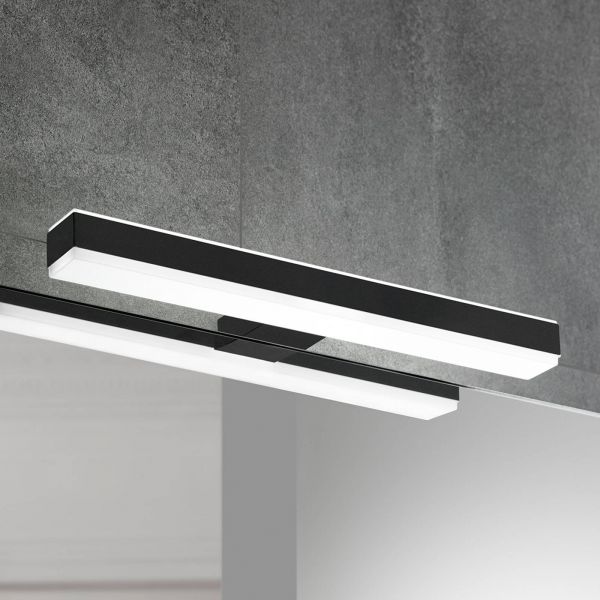  Ebir Ebir Applique Miroir Led Veronica, Largeur 30 Cm, Noire 