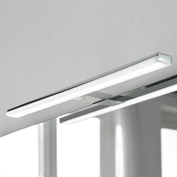  Ebir Ebir Applique Pour Miroir Led Pandora, Chrome, Largeur 60,8 Cm 
