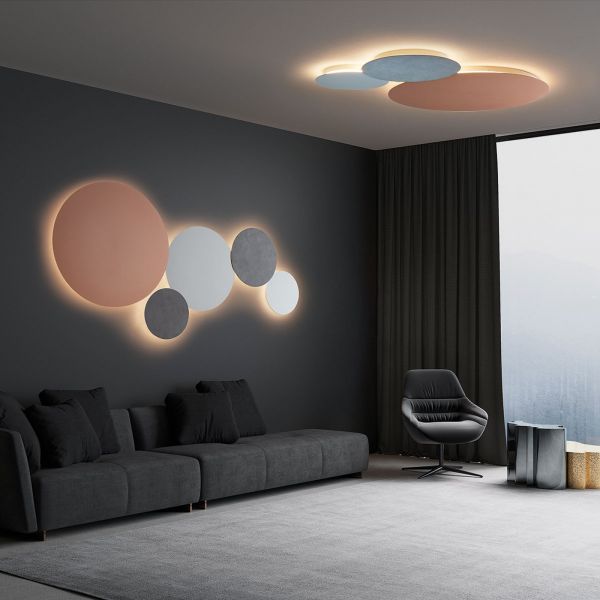  Escale Escale Blade Applique Led, Blanche Mate, ø 79 cm 