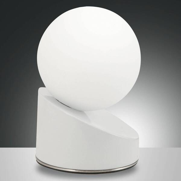  Fabas Luce Fabas Luce Lampe à Poser Led Gravity, Blanche 