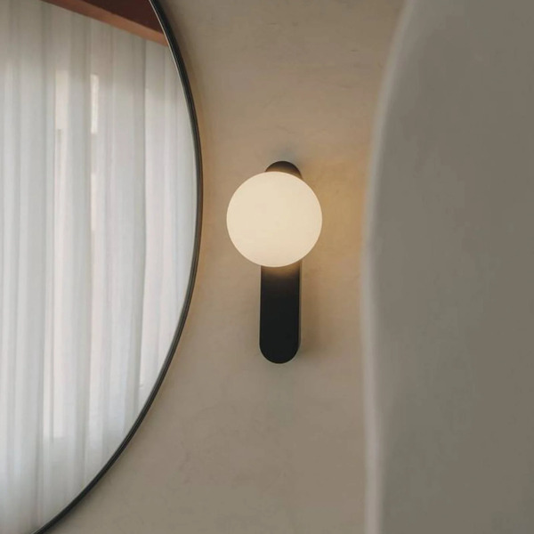 Leds-c4 Leds-c4 Applique Murale Led Perlina, Noir, Acier 