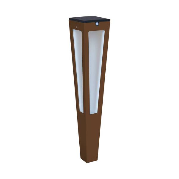  Les Jardins Les Jardins Torche Solaire Led Tinka Capteur, 62 cm, Corten 