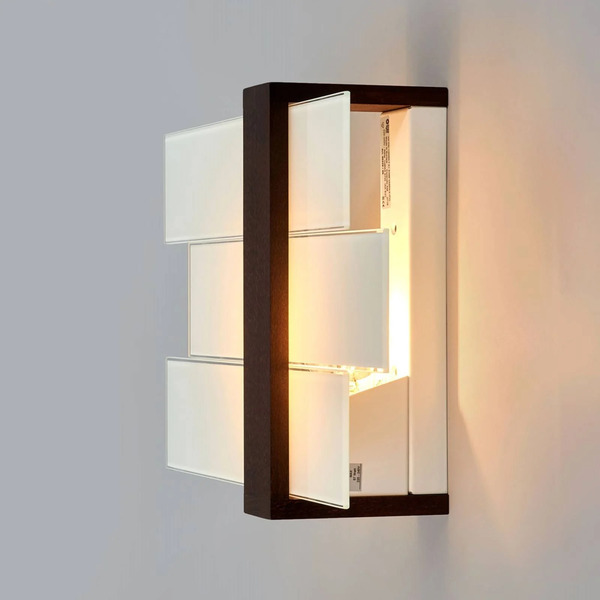  Linea Light Linea Light Applique Murale Triad Avec Bois 