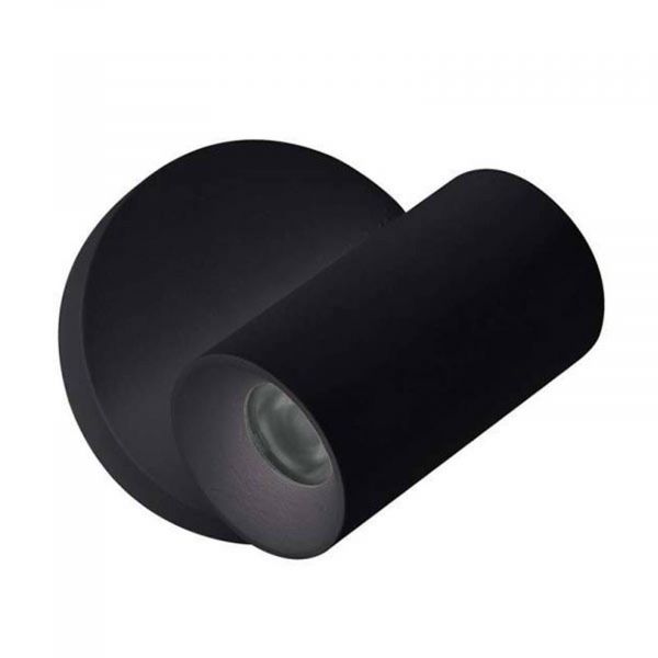  Linea Light Linea Light Spot Mural Led Bart W, Noir 