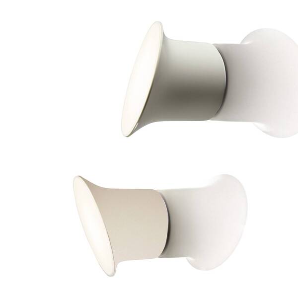  Luceplan Luceplan Ecran In & Out Applique Led, Blanc Opale 