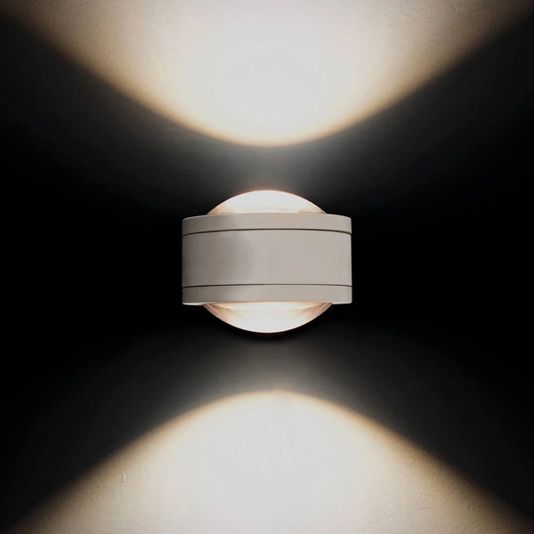  Megatron Applique Murale Led Megatron Due Punto, Blanc Mat 