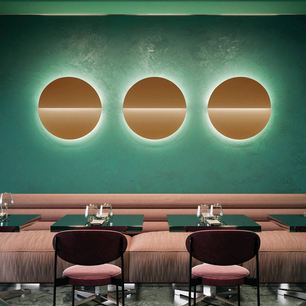  Modo Luce Applique Murale Led Butterfly ø 75cm Or Mat De Modo Luce 