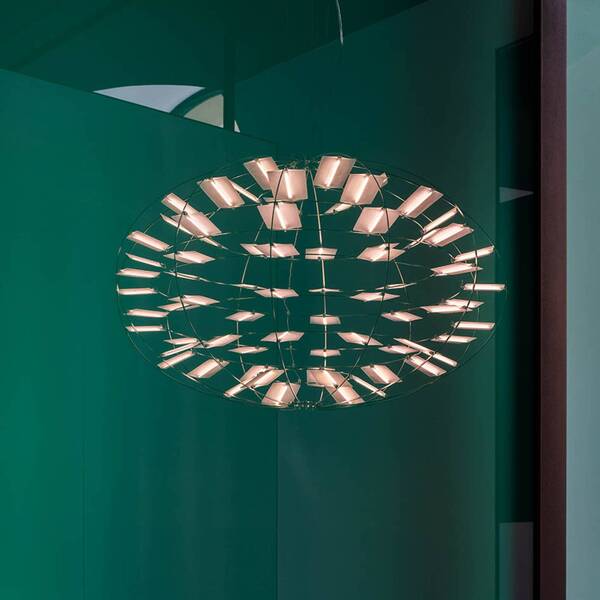  Nemo Nemo Suspension Led Chloris, Couleur Nickel, ø 90 Cm 