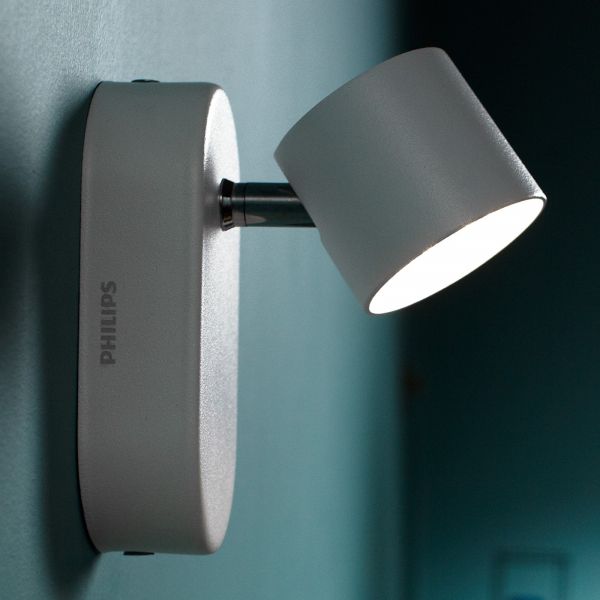  Philips Philips Applique Led Star Blanche  Inclinable 