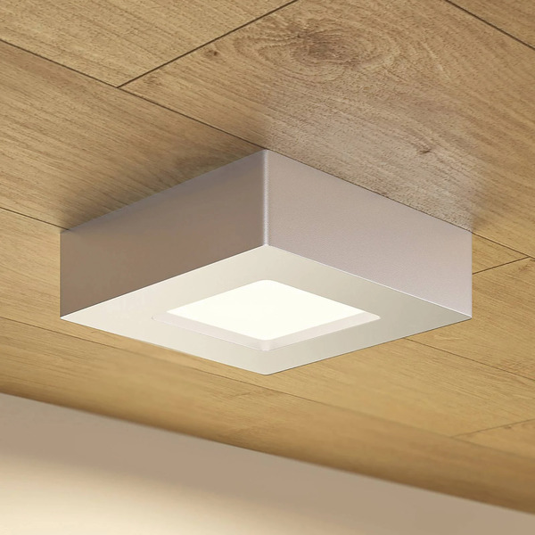  Prios Prios Plafonnier Led Alette, Argent, 12,2 Cm, Intensité Variable 