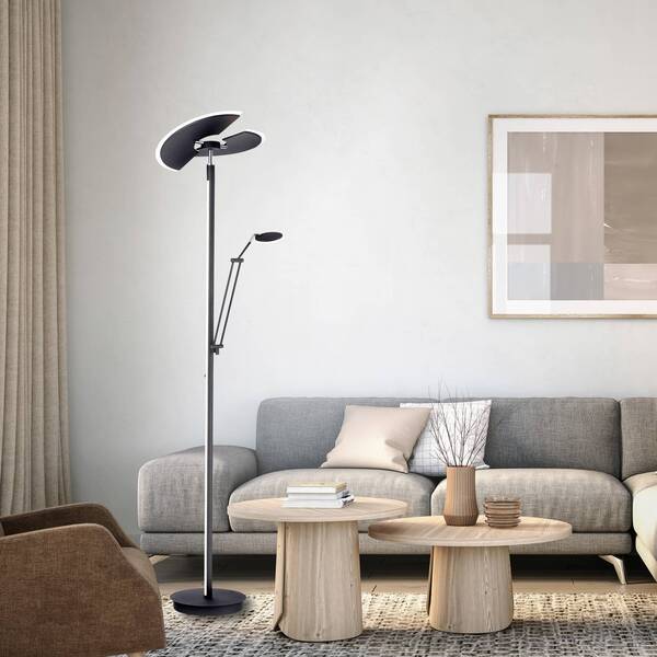  Pure Pure Mutil Lampadaire Led, Lampe De Lecture Led, Anthracite 