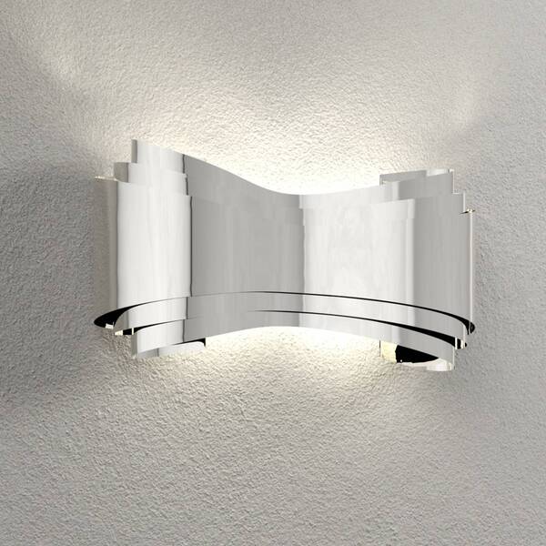  Selène Selène Applique Murale Design Ionica, Chrome 