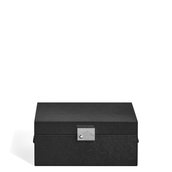  Montblanc - Coffret De Collectionneur Pour Montres - Noir - Cuir - Mb135591 - Coffrets De Collectionneur 
