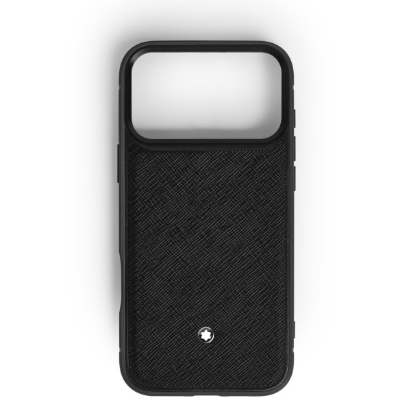  Montblanc - étui Rigide Pour Iphone 17 Pro Max En Cuir Sartorial - Noir - Cuir - Mb220602 - Pochettes Et étuis Pour Téléphone 