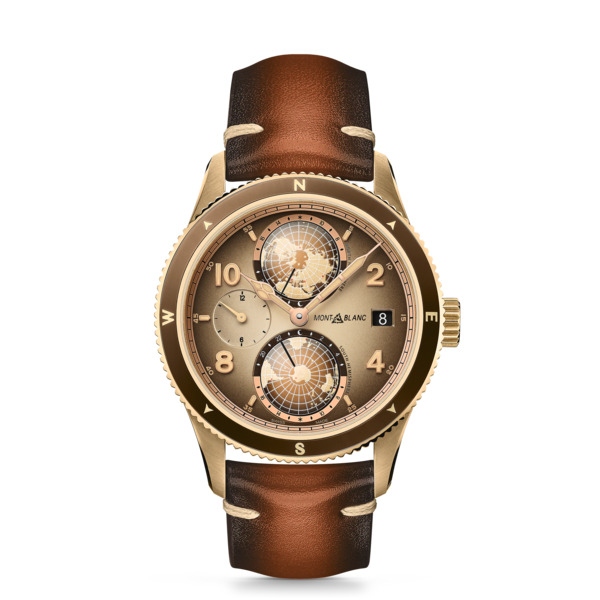  Montblanc - Montblanc 1858 Geosphere Limited Edition - 1858 Pièces - Marron - Cupro-aluminium - Titane - Mb128504 - Montre 