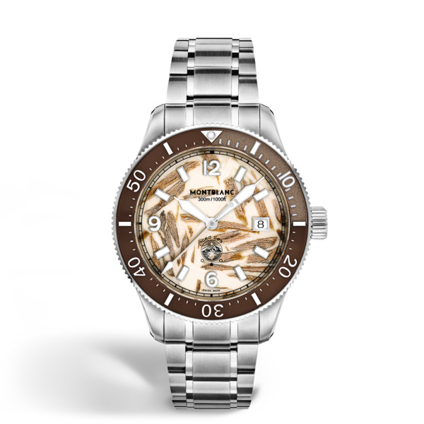 Montblanc - Montblanc Iced Sea Automatic Date 0 Oxygen Limited Edition - 700 Pièces - Acier - Céramique - Mb137211 - Montre 