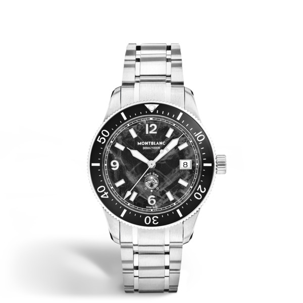  Montblanc - Montblanc Iced Sea Automatic Date 0 Oxygen - Noir - Acier - Céramique - Mb136765 - Montre 