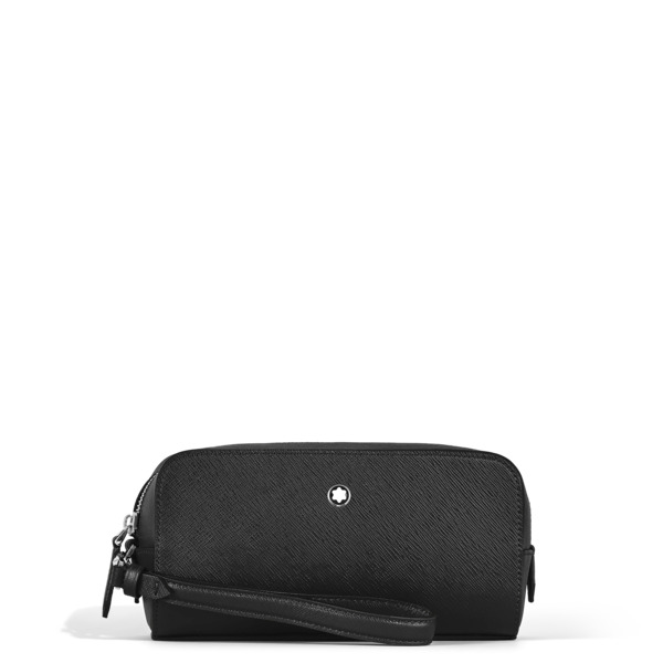  Montblanc - Petite Trousse De Toilette En Cuir Sartorial - Noir - Cuir - Mb221572 - Trousses De Toilette 
