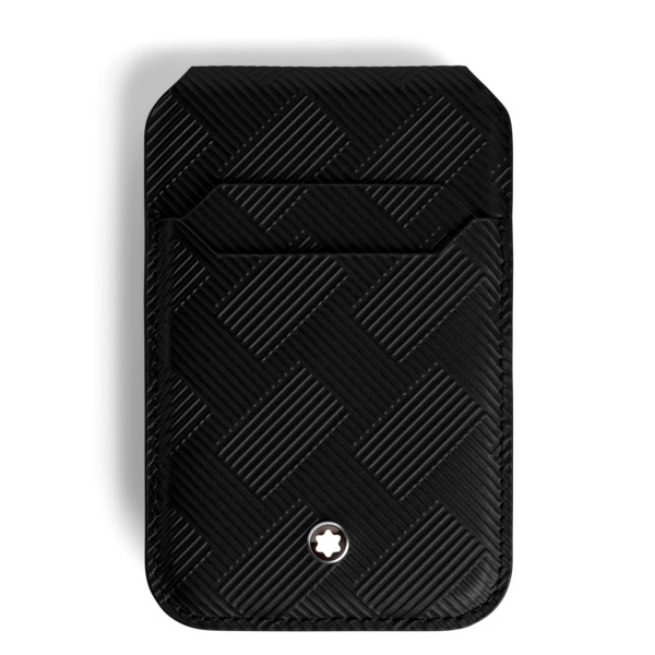  Montblanc - Porte-cartes 3cc Pour Iphone Avec Magsafe En Cuir Extreme - Noir - Cuir - Mb199549 - Portefeuilles 