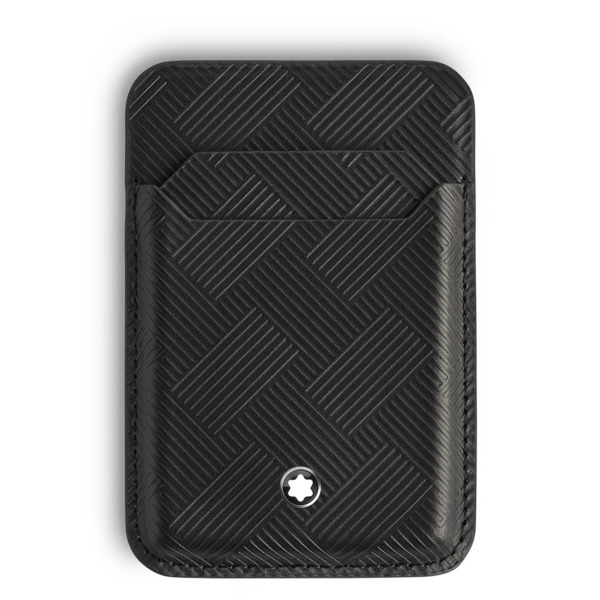  Montblanc - Porte-cartes 2cc Pour Iphone Avec Magsafe En Cuir Sartorial - Noir - Cuir - Mb220292 - Porte-cartes 