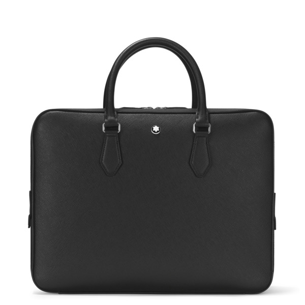  Montblanc - Porte-documents Grand Modèle En Cuir Sartorial - Noir - Cuir - Mb130270 - Porte-documents 