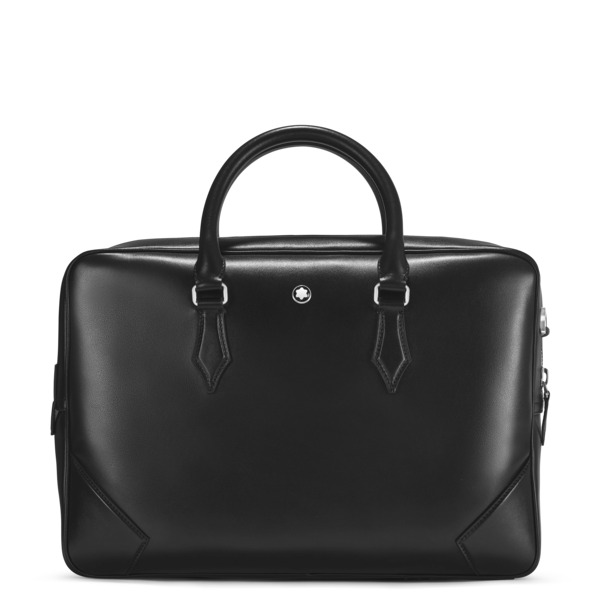 Montblanc - Porte-documents Moyen Modèle En Cuir Meisterstück - Noir - Cuir - Mb129664 - Porte-documents 