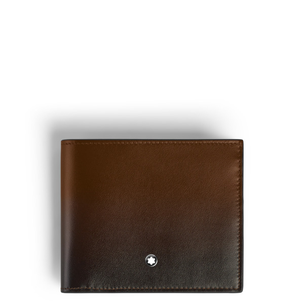 Montblanc - Portefeuille 8cc En Cuir Meisterstück Sfumato - Marron Sfumato - Cuir - Mb220317 - Portefeuilles 