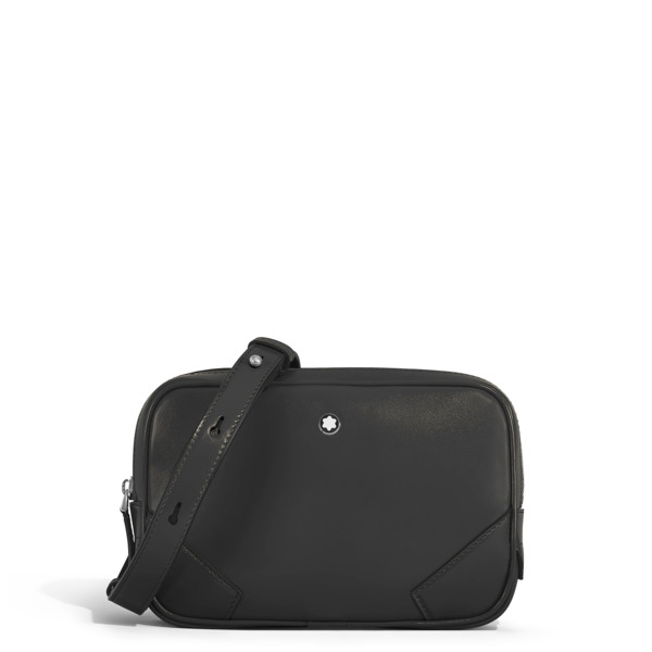  Montblanc - Sac à Bandoulière Mini Modèle En Cuir Meisterstück - Noir - Cuir - Mb220407 - Sacs Reporter 