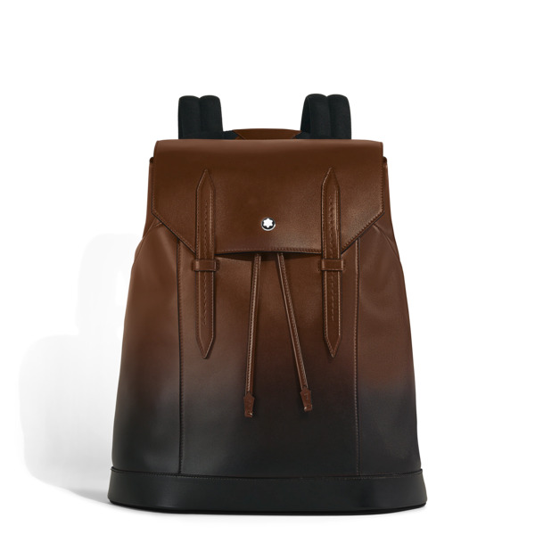  Montblanc - Sac à Dos Moyen Modèle En Cuir Meisterstück - Marron Sfumato - Cuir - Mb220310 - Sacs à Dos 