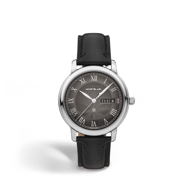  Montblanc - Montblanc Star Legacy Automatic Day & Date 39 Mm - Anthracite - Acier - Mb134296 - Montre 