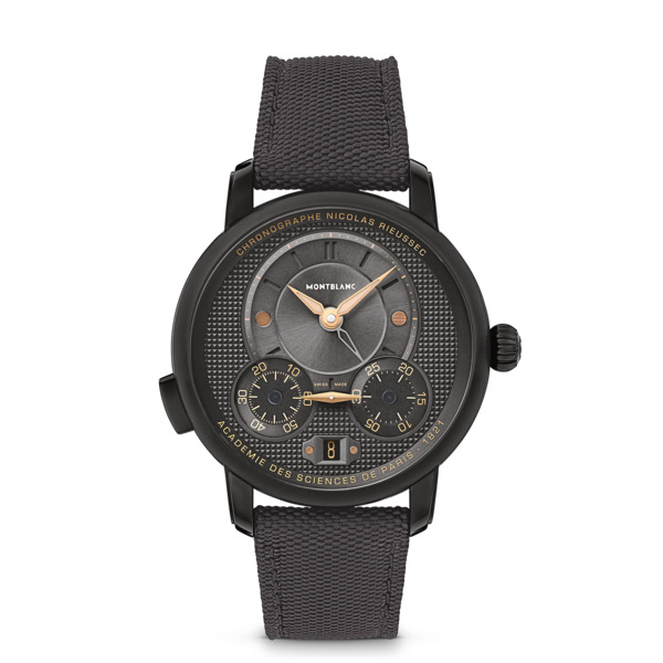  Montblanc - Montblanc Star Legacy Nicolas Rieussec Chronograph 43 Mm Limited Edition - 500 Pièces - Noir - Mb130985 - Montre 
