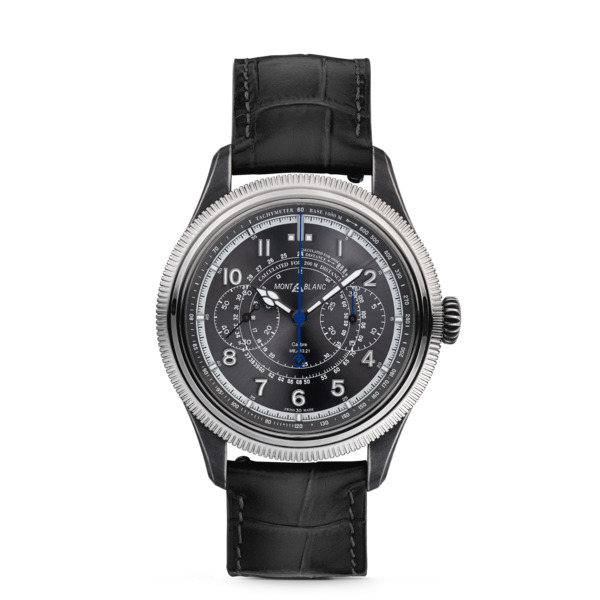  Montblanc - Montblanc 1858 The Unveiled Timekeeper Minerva Limited Edition - 100 Pièces - Gris - Acier - Or Gris - Mb133246 - Montre 