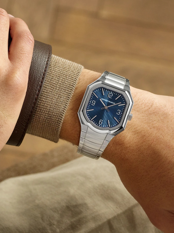  Gerald Charles - Masterlink 2h Automatic 38mm Stainless Steel Watch, Ref. No. Ml1.0-a-01 - Men - Blue 