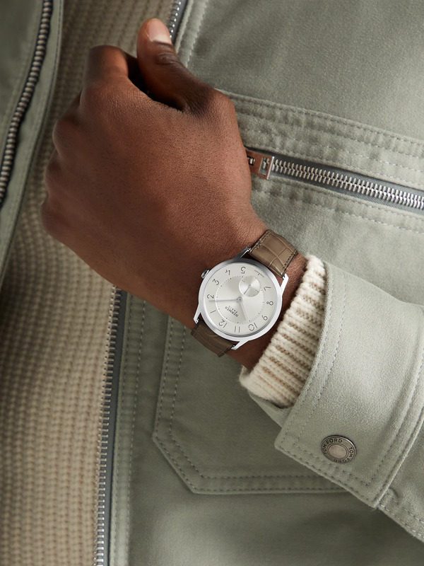  Hermès Timepieces - Slim D'hermès Acier Automatic 39.5mm Stainless Steel And Alligator Watch, Ref. No. W045266ww00 - Men - White 