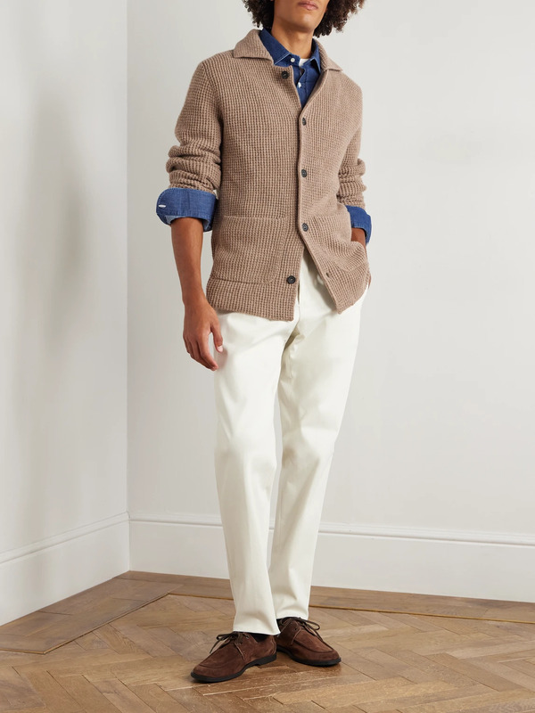  Rubinacci - Cashmere Cardigan - Men - Neutrals - It 52 