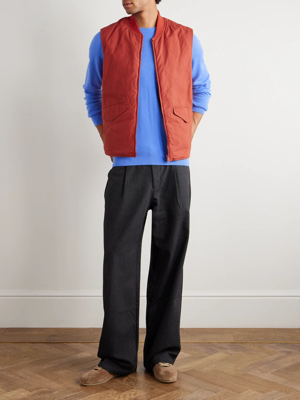  Sid Mashburn - Cashmere Sweater - Men - Blue - S 