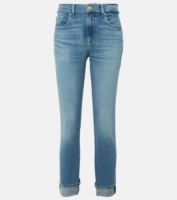  7 For All Mankind 7 For All Mankind Jean Slim à Taille Basse 