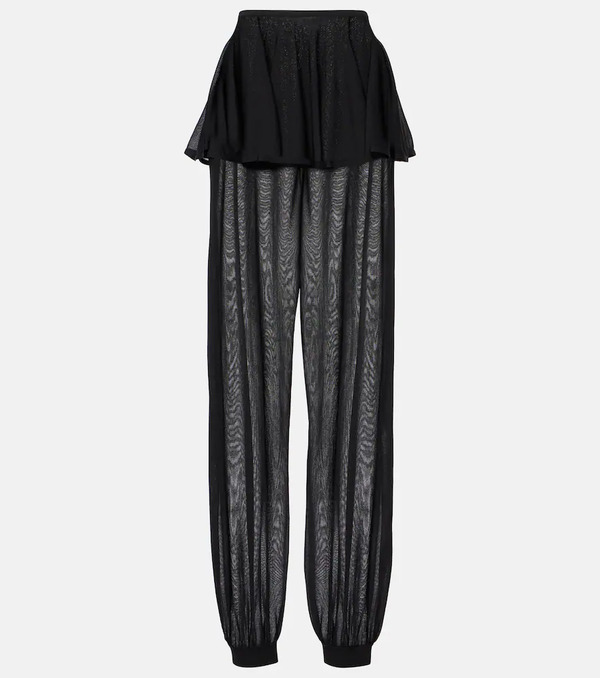  Alaia Alaïa Pantalon Ample à Taille Mi-haute 