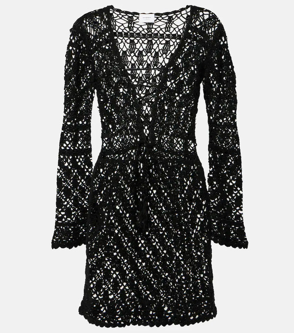  Anna Kosturova Anna Kosturova Robe Bianca En Crochet De Coton 