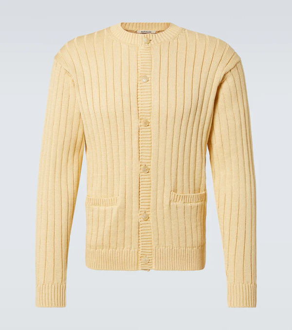  Auralee Auralee Cardigan En Coton 