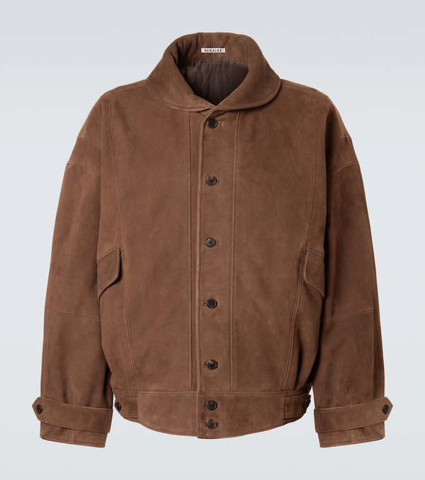  Auralee Auralee Veste Blouson En Daim 