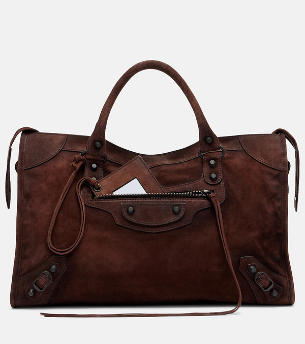  Balenciaga Balenciaga Sac Le City Medium En Daim 